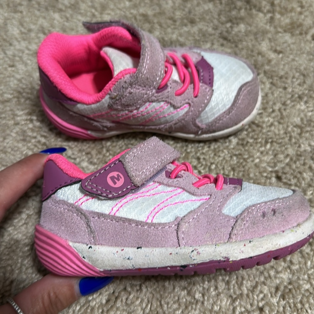 Merrell Bare Steps A83 Little Girls Size 4  Sneakers - Picture 2 of 6